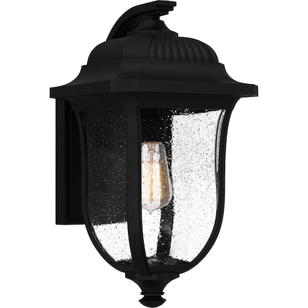 Quoizel Mulberry Outdoor Wall 1 Light Matte Black MUL8409MBK